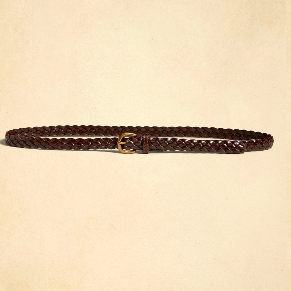 NWT BANANA REPUBLIC DAZE WOVEN‎ LEATHER BELT